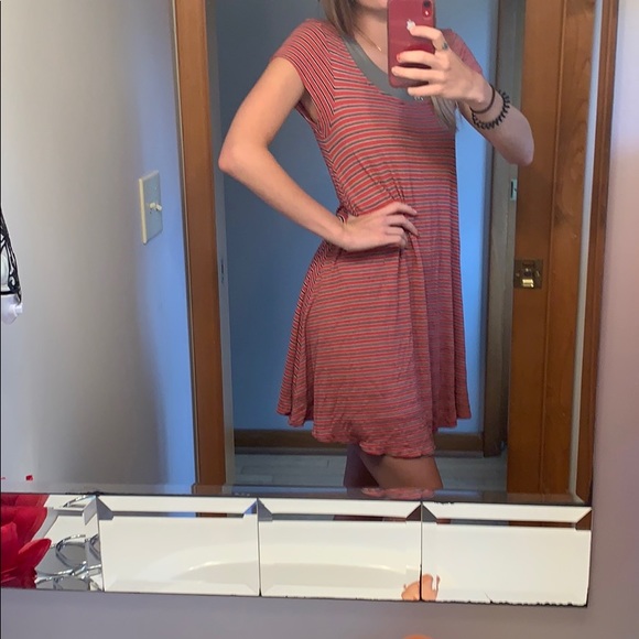 American eagle striped loose fitting summer dress - Picture 3 of 4